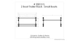 2 Boat Small Trailer Rack