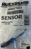 Quicksilver marine sensor part in packaging with visible branding and product details.