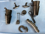 USed Hobie Kayak parts drain plug, handles padeye, scuppers