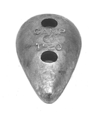 Camp Zinc Tear Drop  3 1/2" - Part Number: T20 available at Harvey Cedars Marina