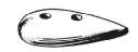 Camp Zinc Tear Drop 5 1/4" - Part Number: T21 available at Harvey Cedars Marina