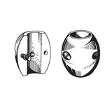 Camp SL Zinc Shaft collar 1 3/8" - Part Number: X6 available at Harvey Cedars Marina