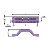 Martyr Yamaha anode magnsium - Part Number:  cm6G54525101M available at Harvey Cedars Marina
