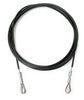 Forestay Wave 1/8" Black Wire alt