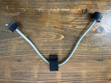 Gray cable with black connectors 