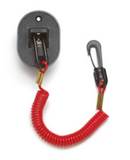 Safety lanyard boat mercury key switch