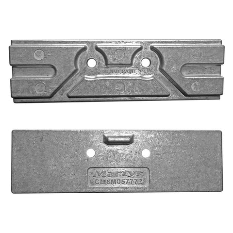 Anode aluminum outboard trim