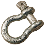 Galv Shackle Bow HT 5/16