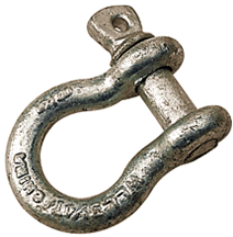 Galv Shackle Bow HT 5/16
