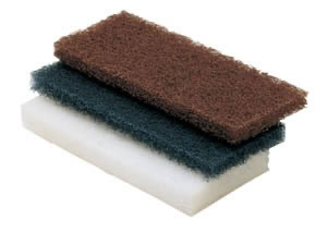 Scrubber Pad Blue med  2 pk