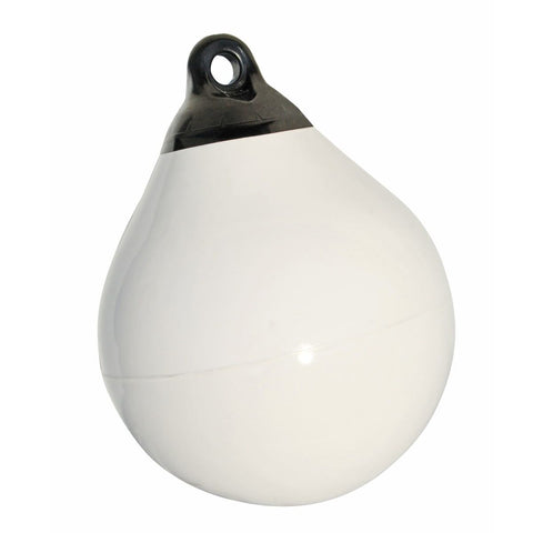 WHITE TUFF END BUOY 15"
