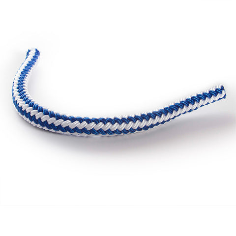 Hollow Braid Blue White  1/2"